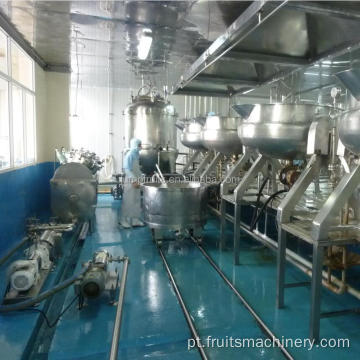 Máquina de processamento de molho de pimenta industrial automática completa